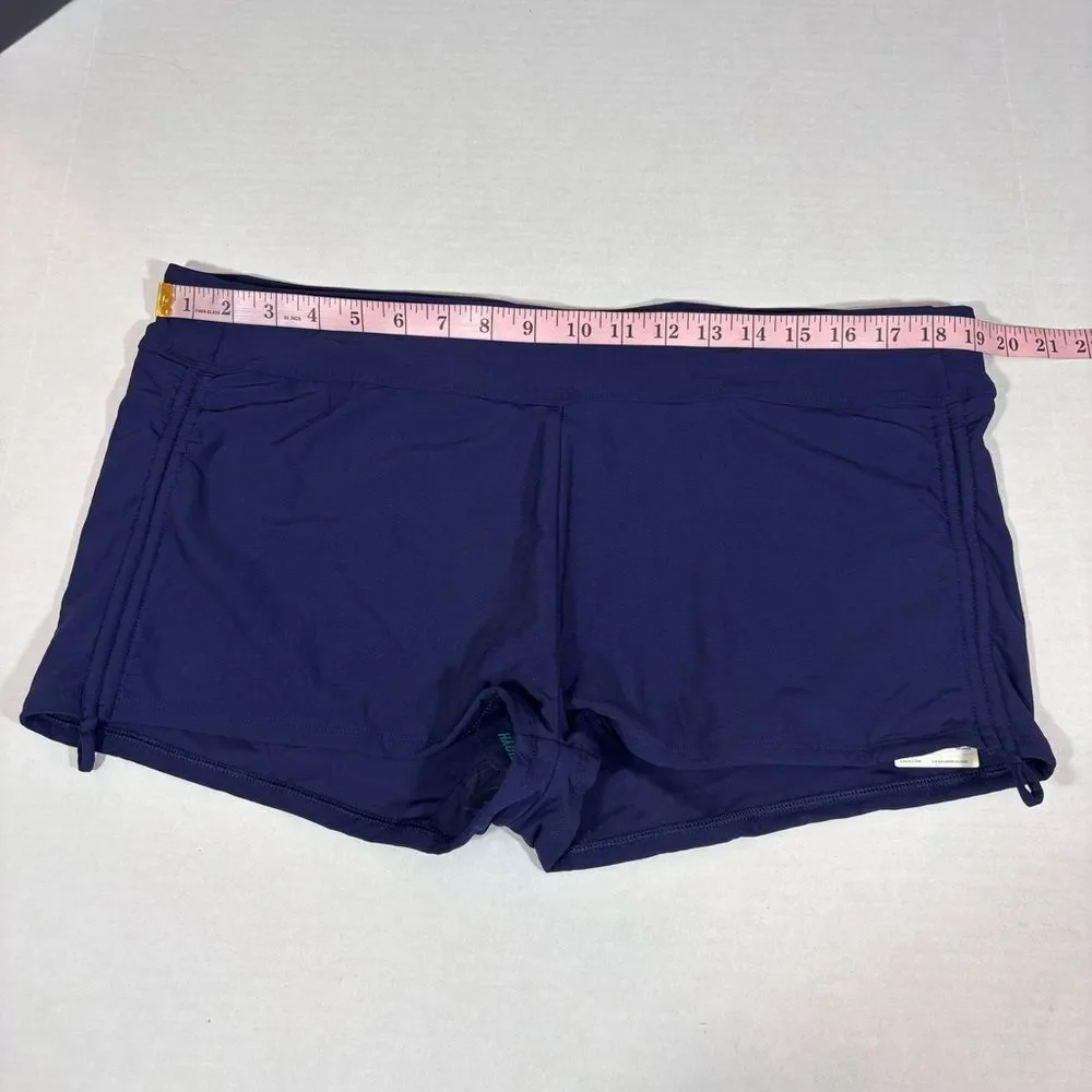 CALIA Women's Mid Rise Swim Short NEW with tags Size XXL Opulent Blue